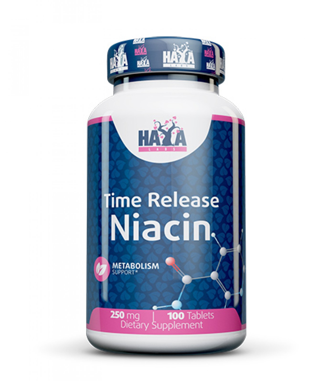 Haya Labs - Niacin (Time Release) 250mg. / 100 Tabs.